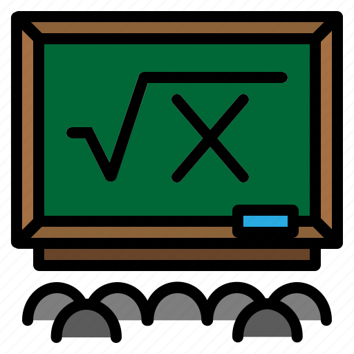 Black, blackboard, board, education, math icon - Download on Iconfinder