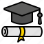 degree, education, graduation, mortarboard, school 