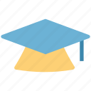 bachelor, education symbol, graduation, graduation cap, graduation hat, mortarboard