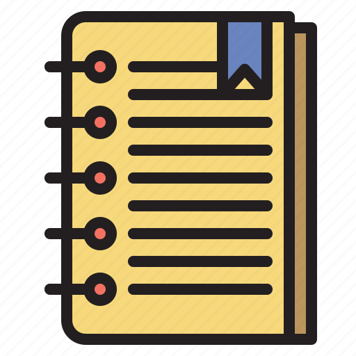 Agenda, book, bookmark, note, notebook icon - Download on Iconfinder