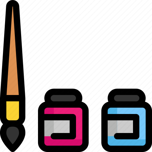 Brush, education, knowledge, learning, school, study icon - Download on Iconfinder