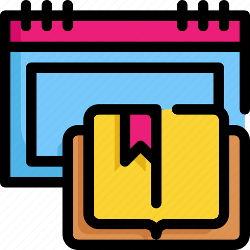 Calendar, date, education, learning, schedule, school, study icon - Download on Iconfinder