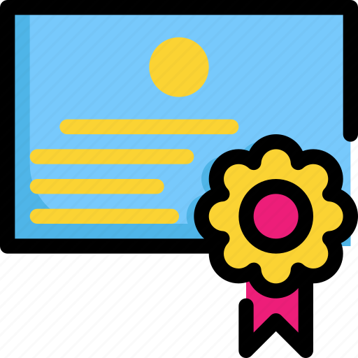 Certificate, education, knowledge, learning, school, study icon - Download on Iconfinder