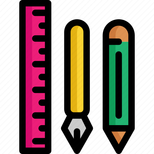 Education, learning, pen, pencil, school, stationar, study icon - Download on Iconfinder