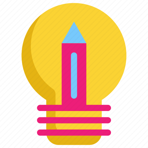 Bulb, education, idea, light, school, study icon - Download on Iconfinder