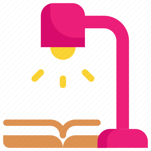 Book, bulb, education, lamp, light, school, study icon - Download on Iconfinder