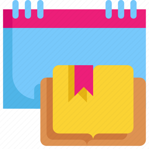 Book, calendar, education, schedule, school, study icon - Download on Iconfinder