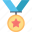 medal, achievement, award, badge, prize, success, winner 