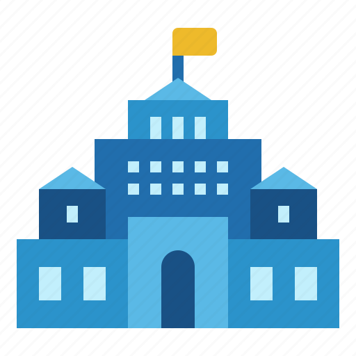 Academy, building, college, education, school icon - Download on Iconfinder