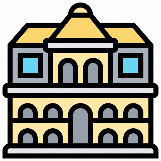 Architecture, building, education, school, university icon - Download on Iconfinder