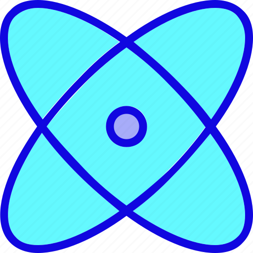 Atom, atomic, education, electron, laboratory, molecule, physics icon - Download on Iconfinder
