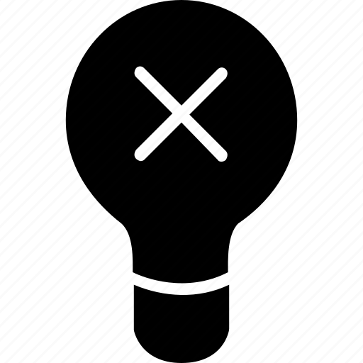 Bulb, creativity, education, idea, incorrect, mind, think icon - Download on Iconfinder