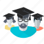 avatar, education, graduate, people, students, team 