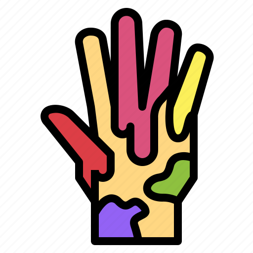 Art, body, colour, hand, painting icon - Download on Iconfinder