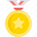 achievement, award, medal, reward, winner