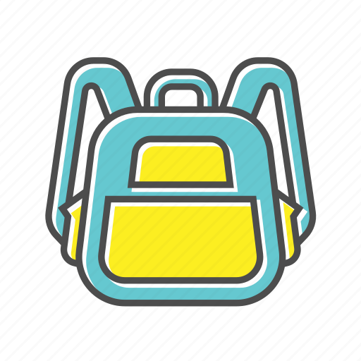 Backpack, bag, education, equipment, school, study, travel icon - Download on Iconfinder