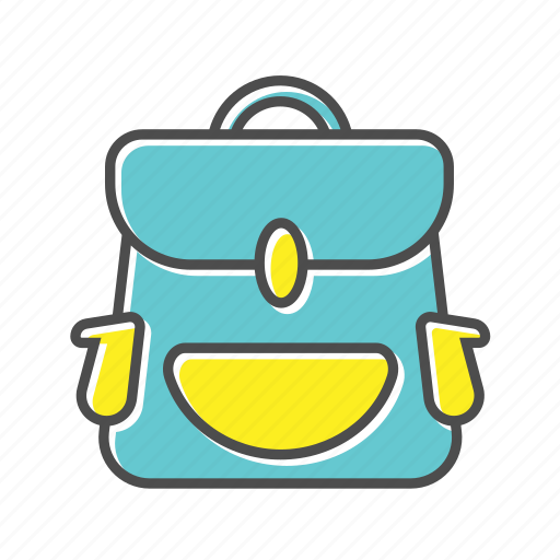 Backpack, bag, education, equipment, school, study, travel icon - Download on Iconfinder