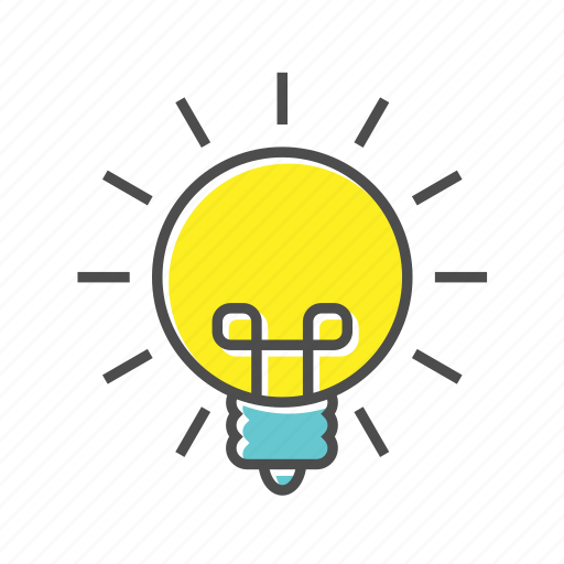 Bulb, creative, idea, inspiration, intelligence, lamp, lightbulb icon - Download on Iconfinder