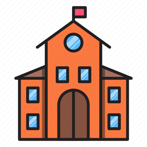 Building, construction, education, estate, school, university icon - Download on Iconfinder