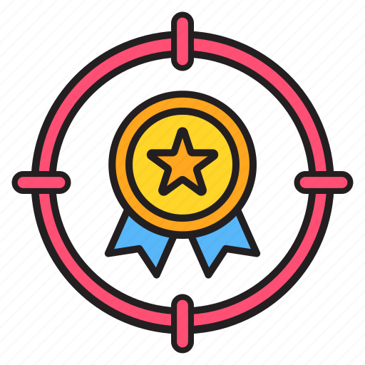 Education, knowledge, medal, success, target, trophy icon - Download on Iconfinder