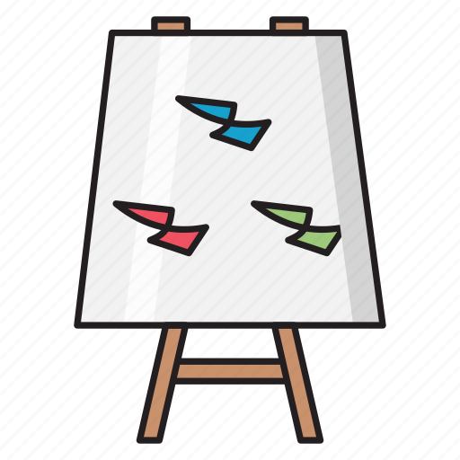Art, board, classroom, education, presentation icon - Download on Iconfinder