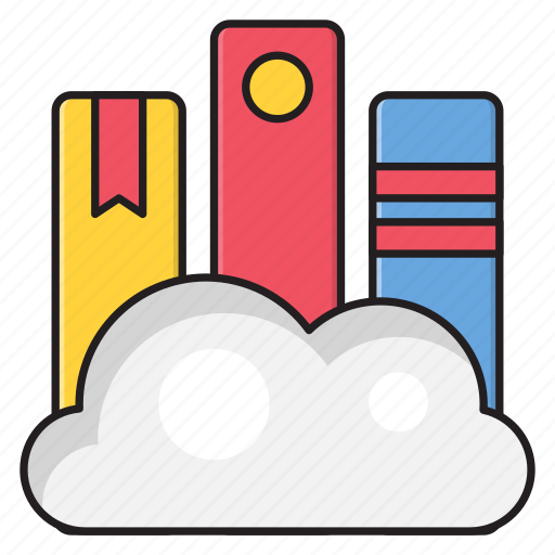 Books, cloud, education, school, study icon - Download on Iconfinder