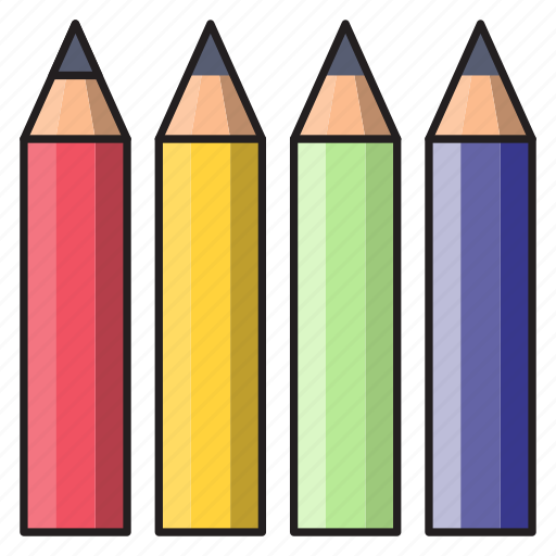 Art, colors, drawing, pen, pencil icon - Download on Iconfinder
