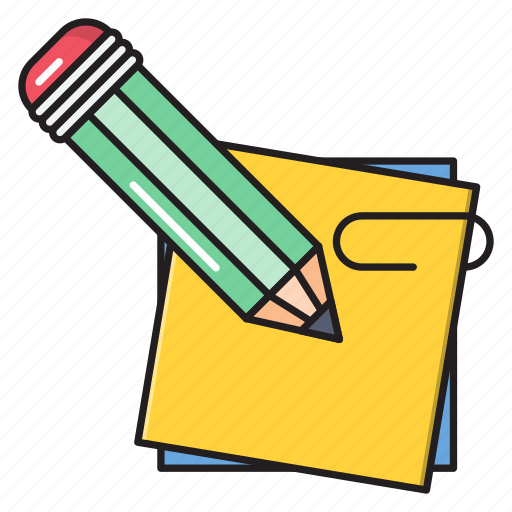 Attach, education, notes, sticky, write icon - Download on Iconfinder