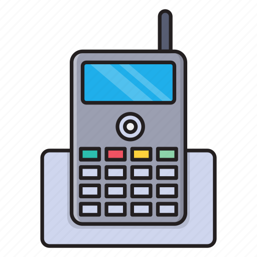 Communication, device, phone, talkie, wireless icon - Download on Iconfinder