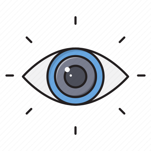 Eye, lens, optical, view, visible icon - Download on Iconfinder