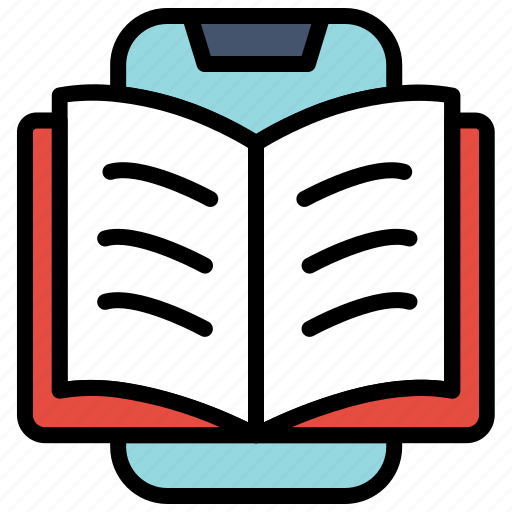 Book, e-book, learning, mobile, online, reading, smartphone icon - Download on Iconfinder
