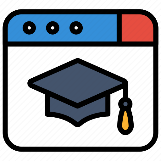 Cap, graduate, graduation, learning, online icon - Download on Iconfinder