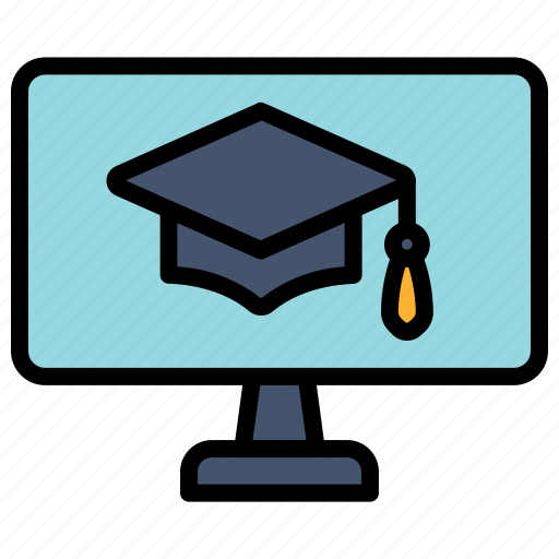 Cap, education, graduate, graduation, learning, online icon - Download on Iconfinder