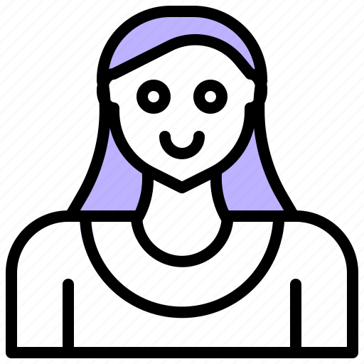 Girl, woman, user, young, avatar, people, women icon - Download on Iconfinder