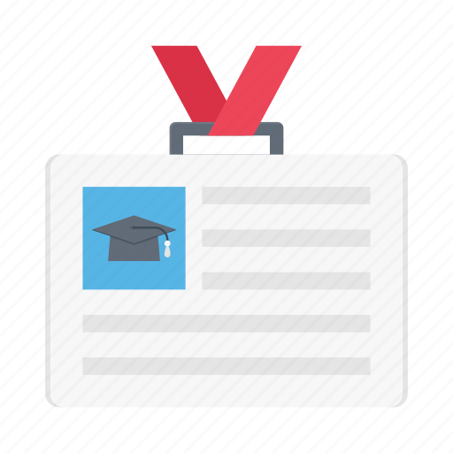 Badge, card, identity, school, education icon - Download on Iconfinder