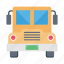 bus, vehicle, automobile, school, carry 