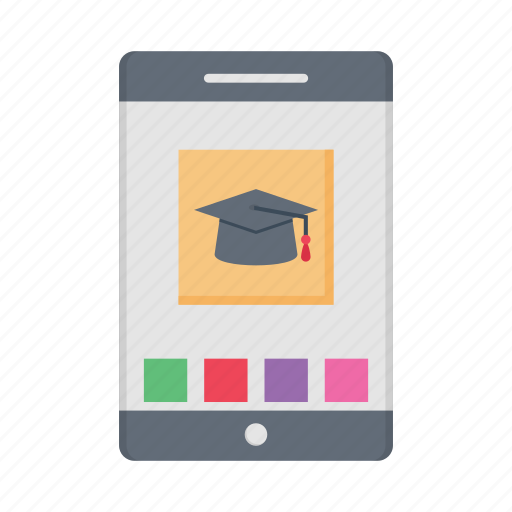 Degree, education, online, mobile, elearning icon - Download on Iconfinder