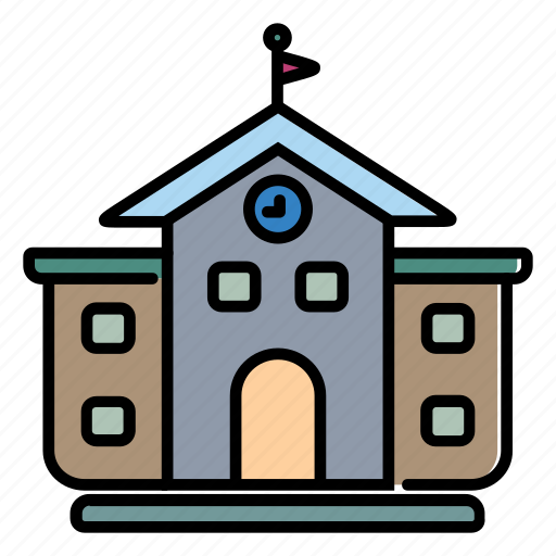 University, building, education, school icon - Download on Iconfinder