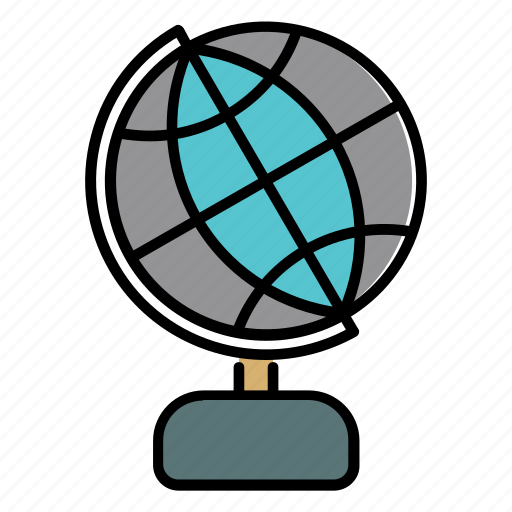 Globe, earth, geography, study, school icon - Download on Iconfinder