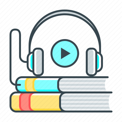 Audio, audio book, book, education, learning, multimedia icon - Download on Iconfinder
