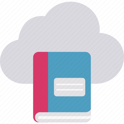 Book, cloud, library, online, online library icon - Download on Iconfinder