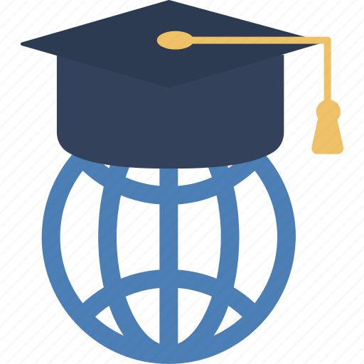 Worldwide education, global education, international study, global learning, international graduation icon - Download on Iconfinder