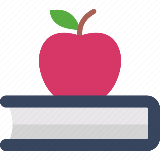 Apple, book, education, intelligence, knowledge icon - Download on Iconfinder