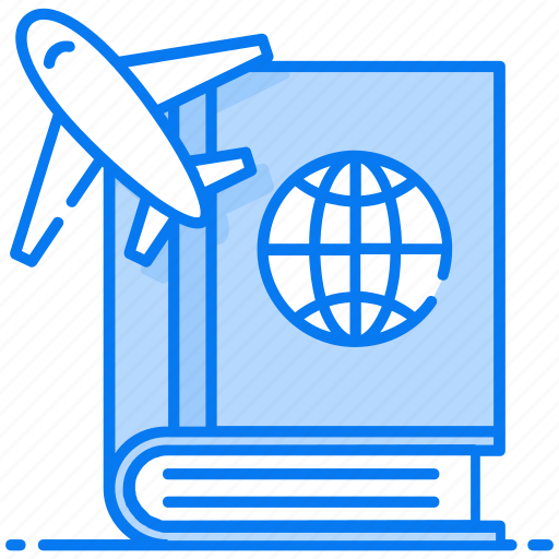 Atlas book, flight book, geography book, guide book, travel book icon - Download on Iconfinder