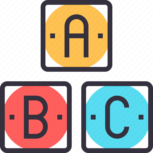 Abc, alphabet, basic, grade, knoledge, read, school icon - Download on Iconfinder