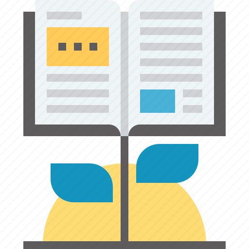 Book, education, expand, growth, knowledge, plant, study icon - Download on Iconfinder