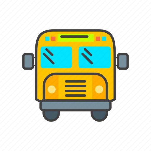 Bus, education, school, transport, vehicle icon - Download on Iconfinder