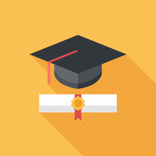 Degree, diploma, education, graduation, hat, knowledge, student icon - Download on Iconfinder