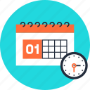 calendar, clock, date, event, plan, schedule, time