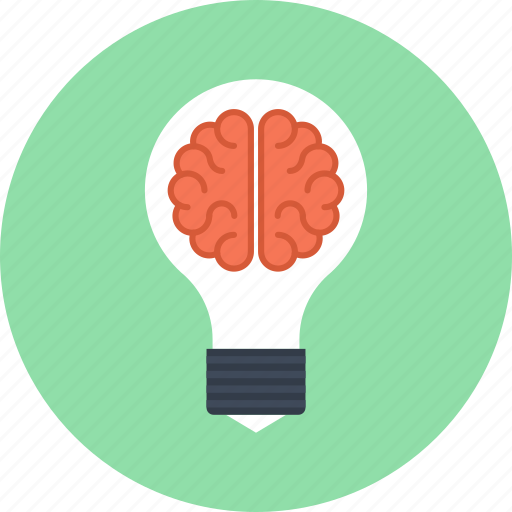 Brain, brainstorm, bulb, creativity, idea, imagination, light icon - Download on Iconfinder